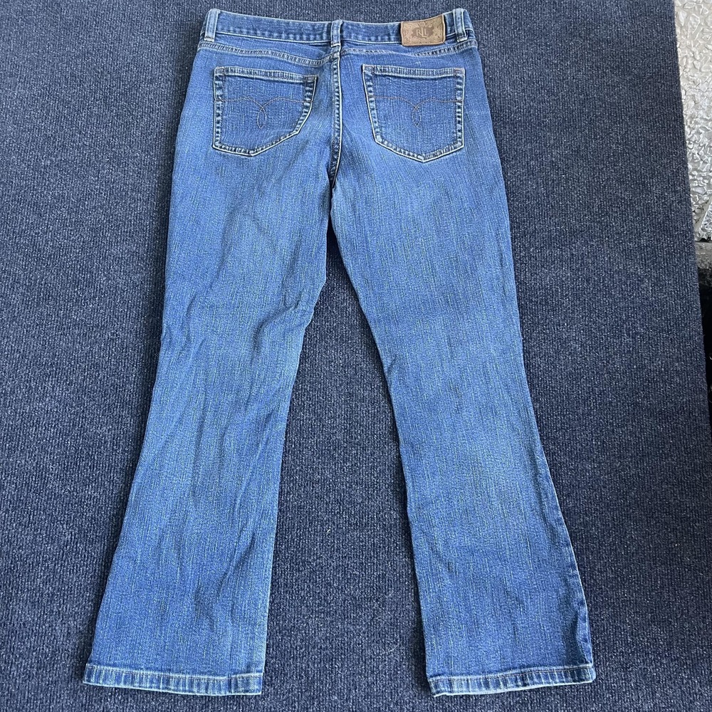 Vintage Y2K Lauren Jeans Co Premium Bootcut Jeans Women 4 Medium Wash Blue Denim